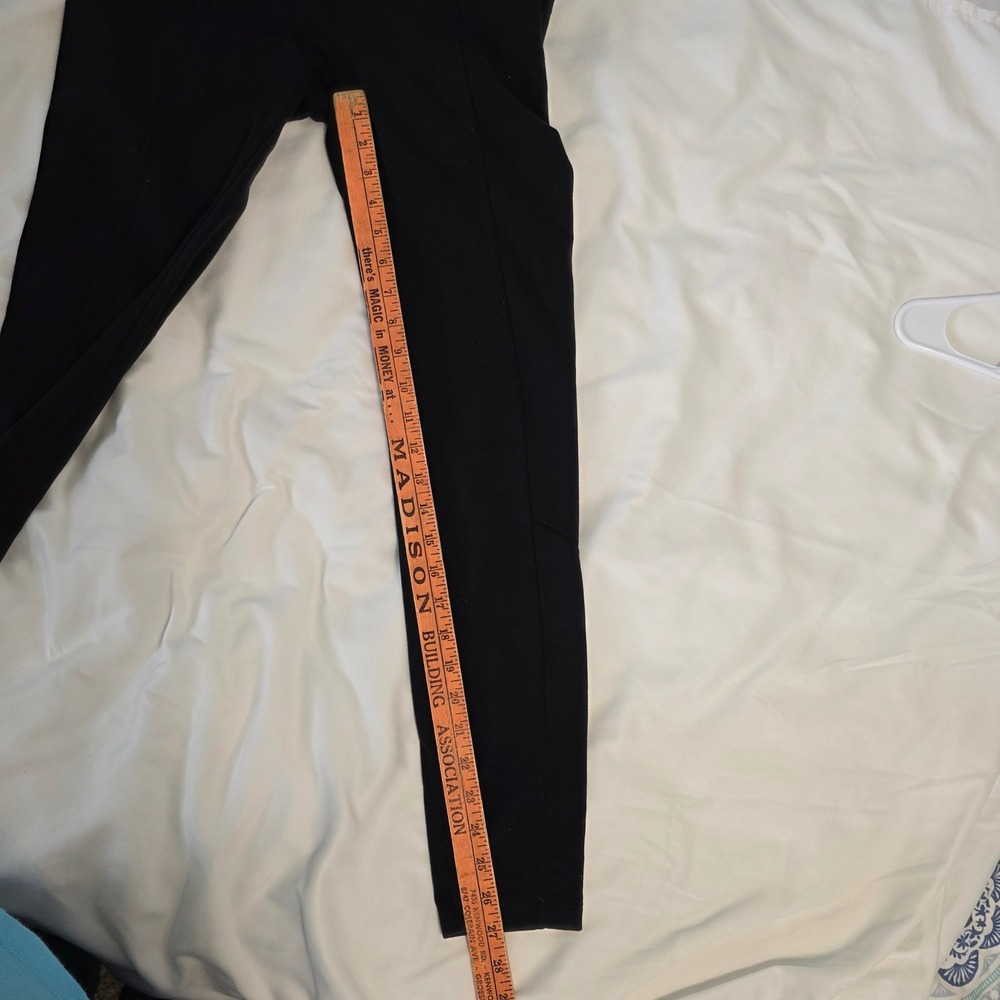 Athleta Metro Skinny Pants Black Supplex Stretch Trousers 138443 Womens Medium - Picture 7 of 7